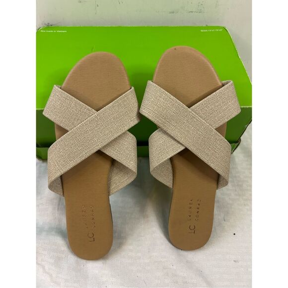 LC Lauren Conrad sandals size 9 beige - Picture 3 of 7